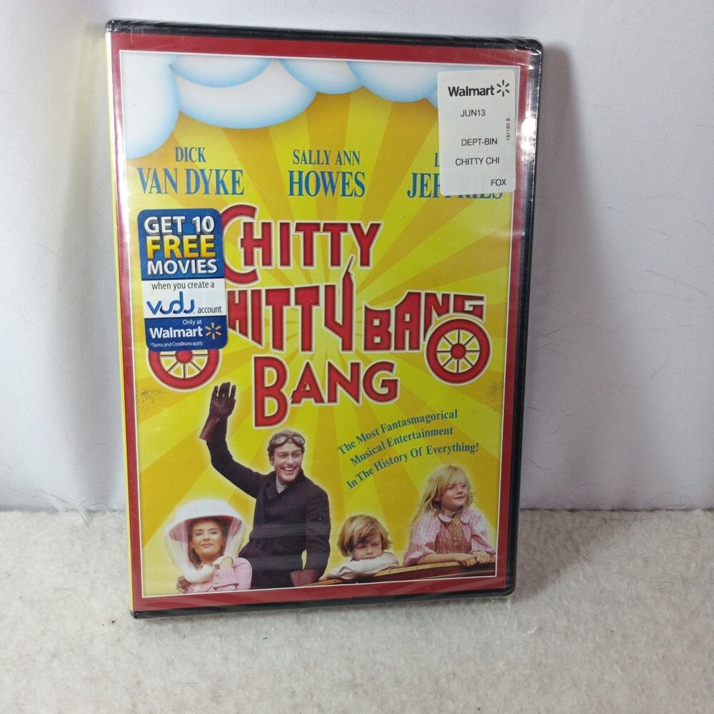Chitty Chitty Bang Bang DVD Sealed New Dick Van Dyke Family Musical Movie